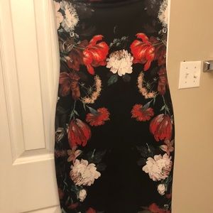 Express strapless dress
